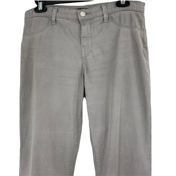 J Brand Sz 10/12 Curvey Jeans Sateen Lightweight Skinny Gray Mid Rise $185 - Picture 6 of 9